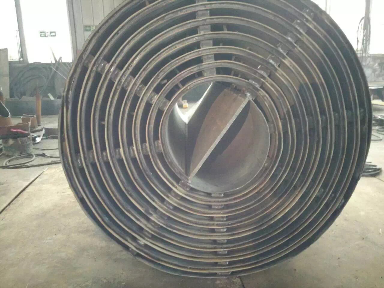 Intercambiador de calor de placa espiral separable
